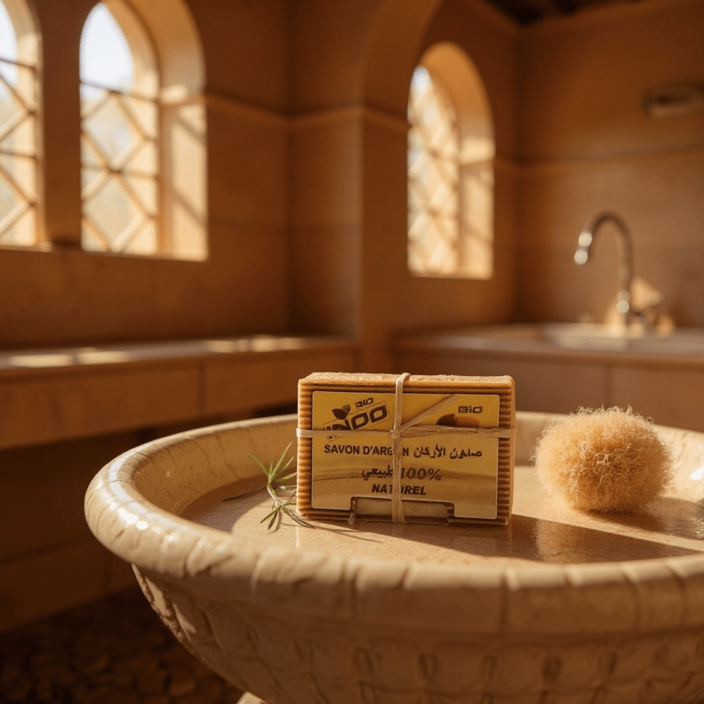 ✨ Savon d’Argan Naturel – 100% Bio & Traditionnel du Maroc ✨ - produit marocain naturel Marrakech Secrets